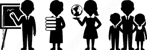 Business People Teacher Student Global Education Concept Family Group