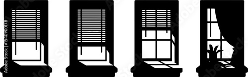 Window Blinds Shadows Silhouettes Home Interior Concepts