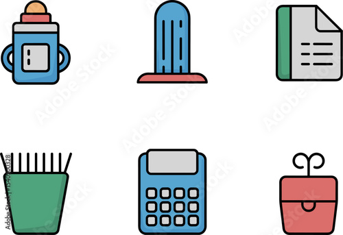 Child Bottle Popsicle Document Hairbrush Calculator Plant Pots