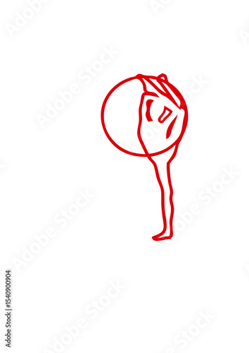 grs gymnastique rythmique sportive ruban cerceaux