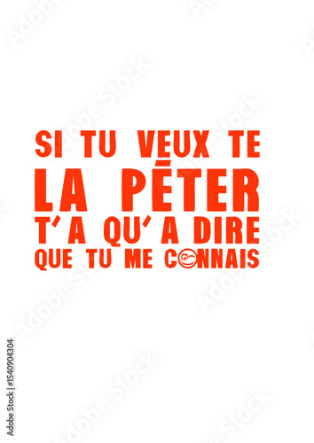 si tu veux de la peter dire connais citation humour