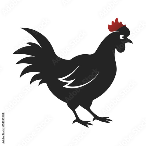 Hen silhouette bundle vector with editable design
