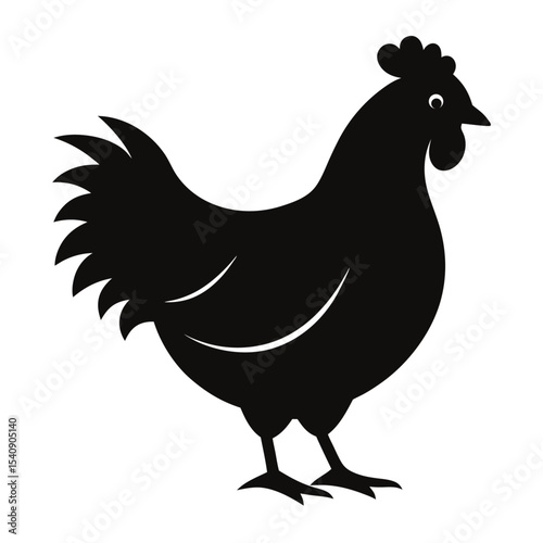 Hen silhouette bundle vector with editable design
