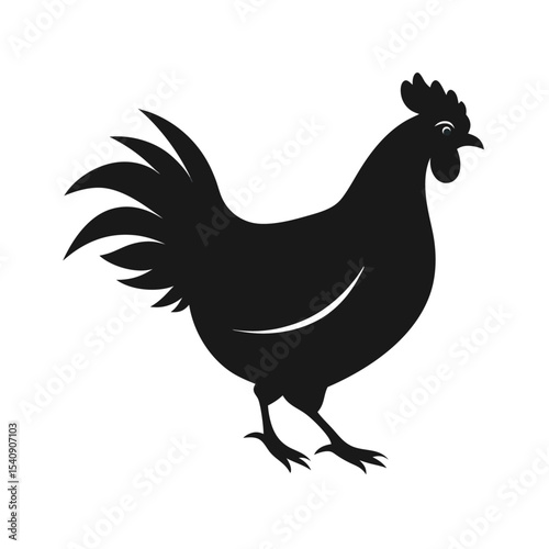 Hen silhouette bundle vector with editable design
