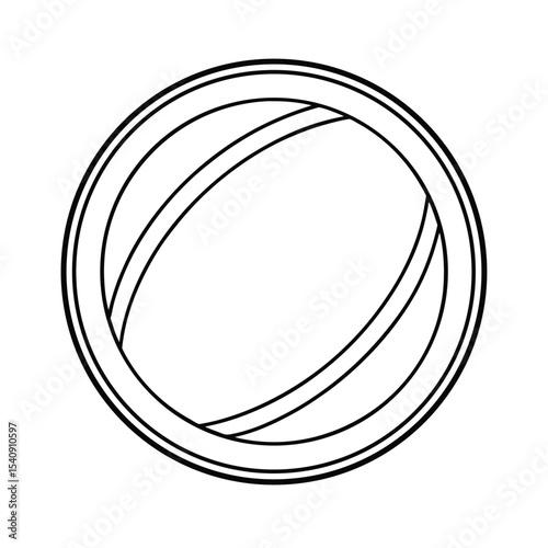 Colorful frisbee design vector illustration of a flying disc perfect for sports recreation and summer themes