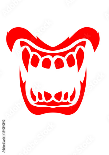 dentition mechante gueule feroce dent