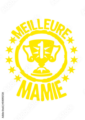 mamie meilleur trophe coupe trophy premier n1