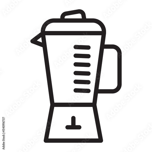 Blender Vector Line Icon Design
