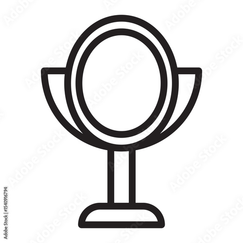 Mirror Vector Line Icon Design
