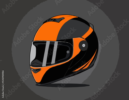 motorcycle helmet isolated