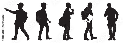 Worker Vector bundle, Baby Penguin Clipart, Silhouette, Vector, icons, illustration, design.