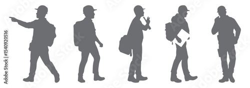 Worker Vector bundle, Baby Penguin Clipart, Silhouette, Vector, icons, illustration, design.