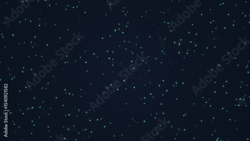 technology background of interconnected bright dots and lines on a dark blue backdrop, representing network, data, and global connectivity, ideal for digital themes and presentations, 3D render.