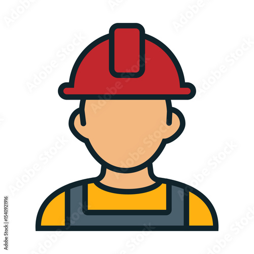 Construction worker in safety gear at a site