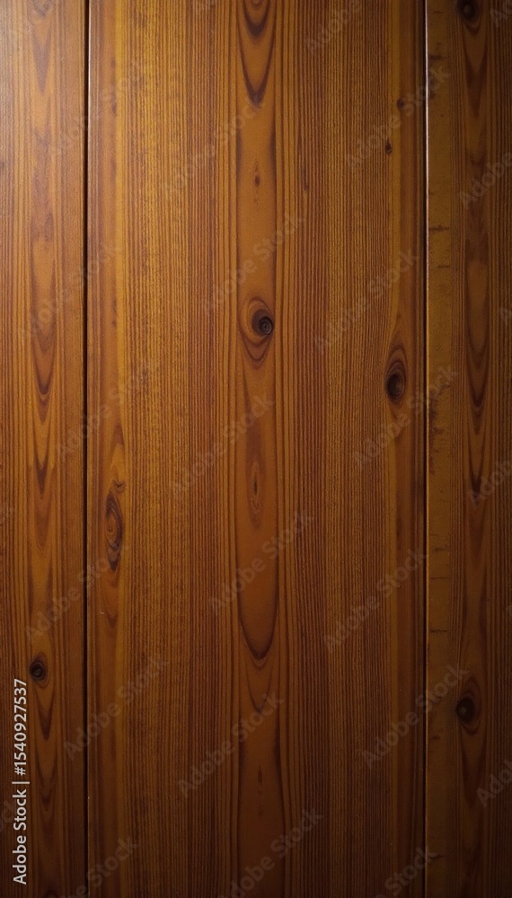 Naklejka premium Smooth, medium brown wood, fine grain pattern , grain, wood texture background, background