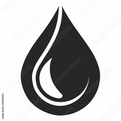 Water Drop Icon Simple, Clean Design for Your Projects