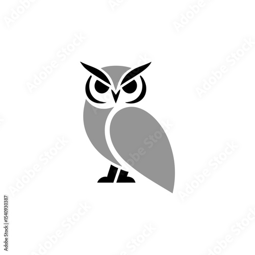 Modern Stylized Owl Logo