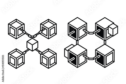 Interconnected Cubes A Visual Representation of Network and Architecture