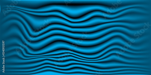 Blue abstract wave background with flowing lines and ocean-inspired pattern
