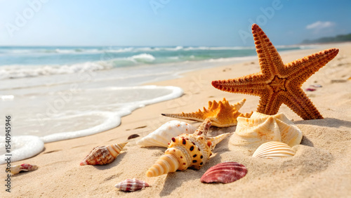 starfish on the beach