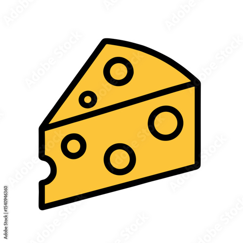 A single, iconic wedge of cheese, bursting with holes and a rich, golden color, is a mouthwatering visual representation of this delicious food item.