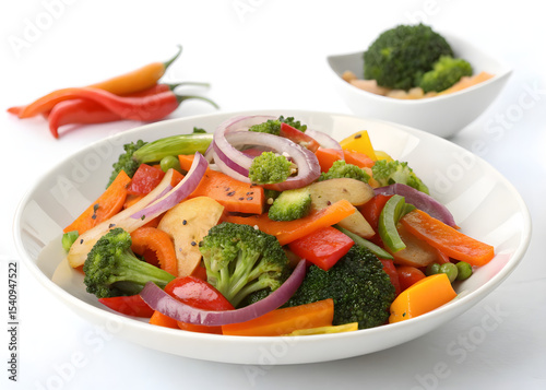 fresh vegetable salad