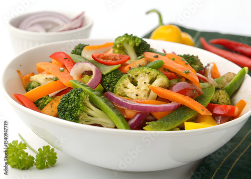 fresh vegetable salad