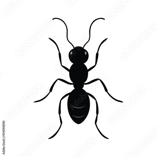 High resolution ant head silhouette illustration perfect for banners advertisements or logos available in various color modes including cmyk grayscale and rgb