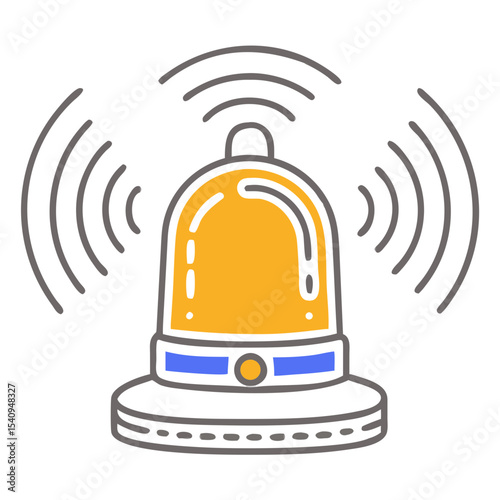 Security Alert Bell Icon