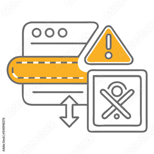 Access Denied Warning Icon