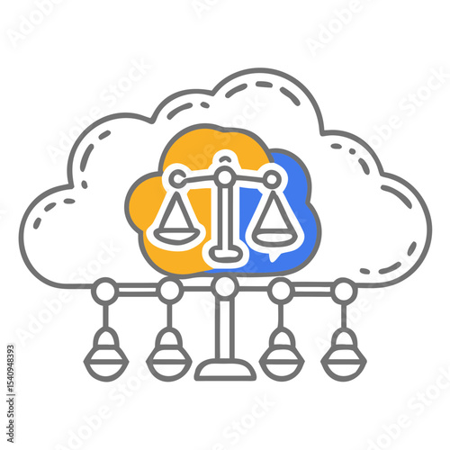 Cloud Jurisdiction Icon