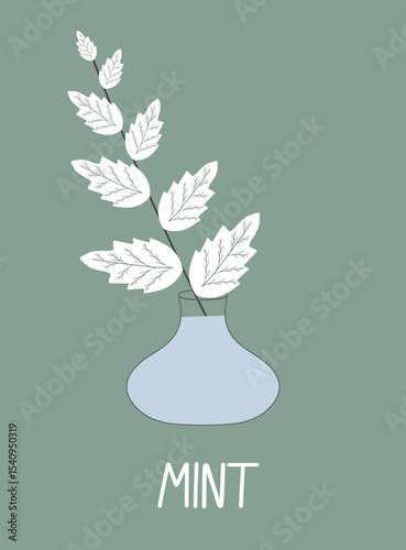 garden mint poster