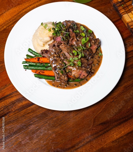Steak and potatoes