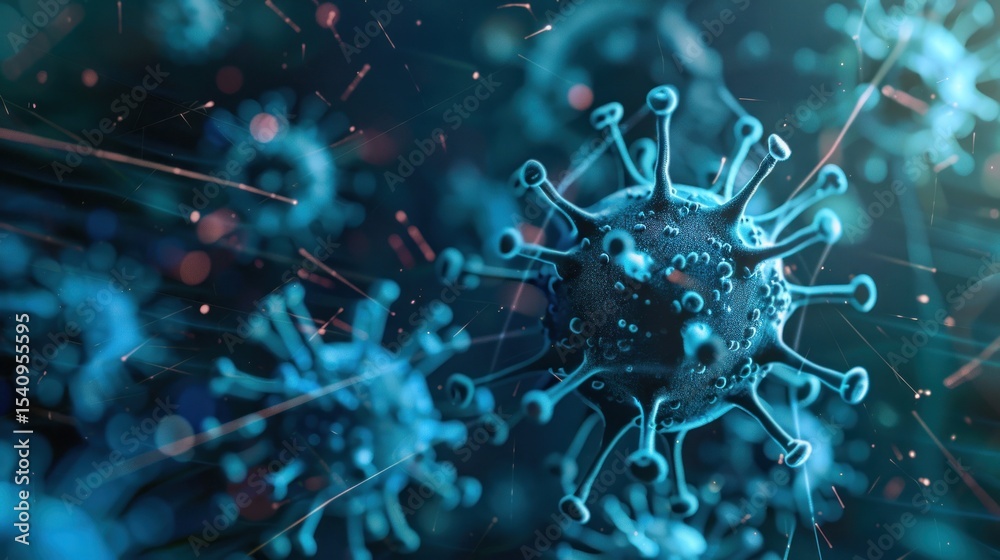 Obraz premium Virus microorganism image