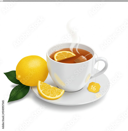 Refreshing Lemon Tea A Cup of Warmth and Zest