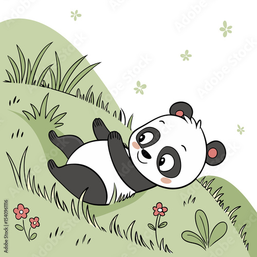 gentle  panda  cub  roll  transparent
