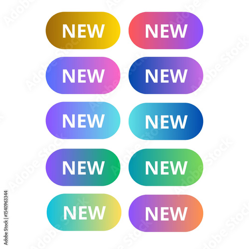 set of colorful buttons