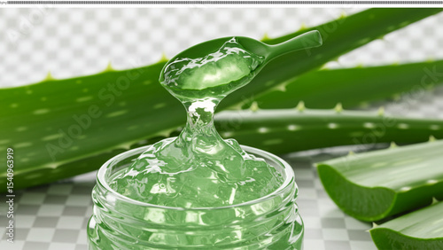 Pure Aloe Vera Gel Natural Soothing and Healing Properties