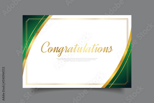 congratulation greeting card template design