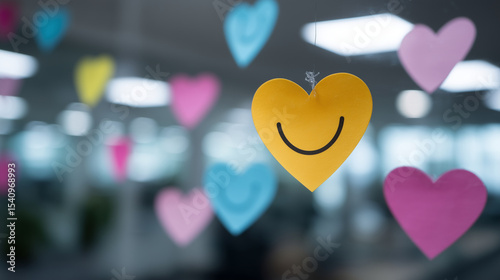 Analyze the psychological effects of integrating positive affirmation visuals into workplace or home environments. What impact do they have on stress levels, motivation, and goal a