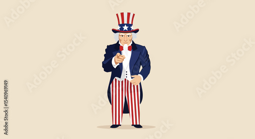 USA Independence Day Celebrating State & Federal Unity