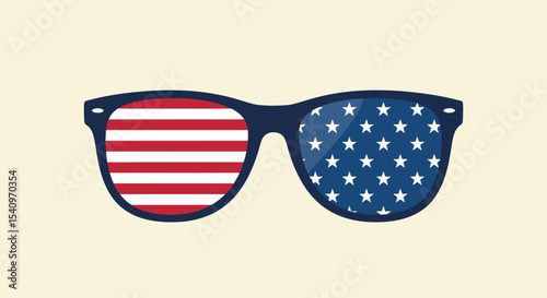 USA Independence Day State & Federal Patriotic Sunglasses