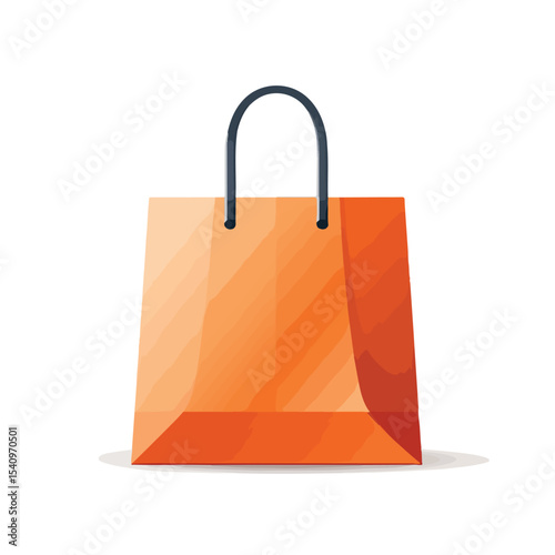 Modern Shopping Bag Symbol Vector Illustration for Professional Designs