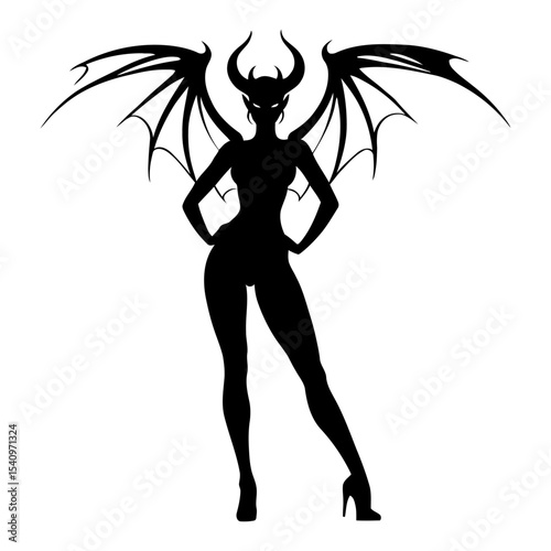 Sinister silhouette glowing eyes supernatural entity vector for haunted house branding horror games and dark academia aesthetics
