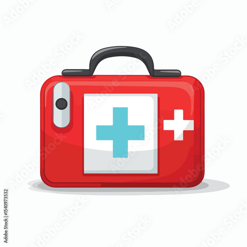 Professional Vector Illustration of a First Aid Icon for Medical and Emergency Purposes