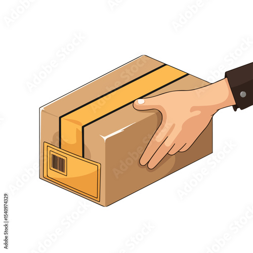 Professional Image of Hand Lifting Box Carton for Postal Service