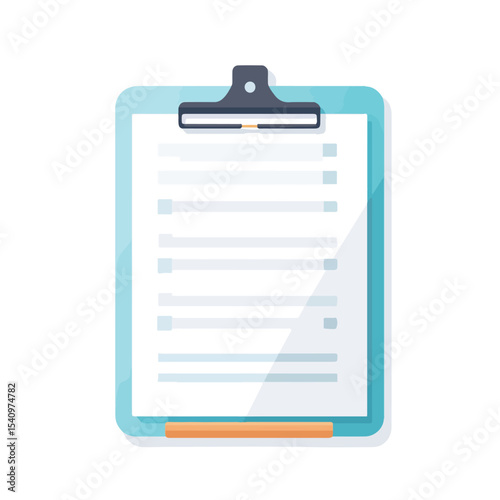 Professional Isolated Checklist Design Vector Illustration for Business Presentations