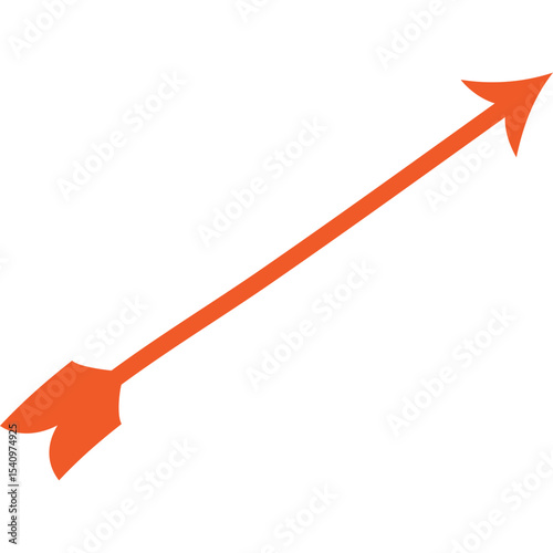 Abstract Curved and Wavy Arrow Directional Element