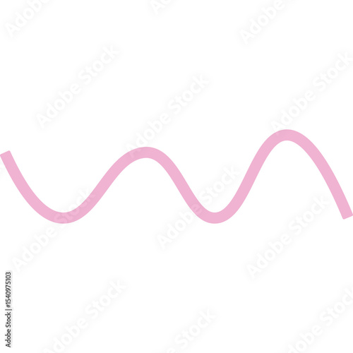 Abstract Curved and Wavy Ribbon Element