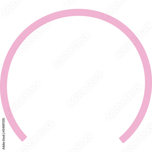 Abstract Curved and Wavy Ribbon Element